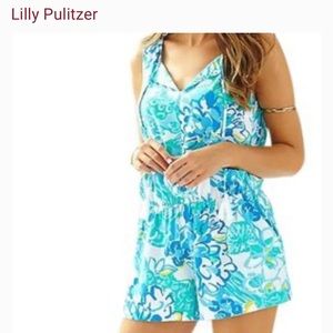 Lilly Pulitzer Tybee Sleeveless Romper Style 20269 size small